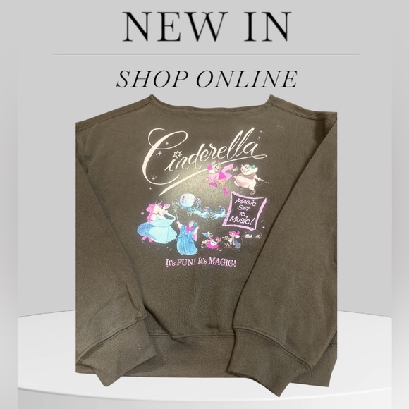 Disney Cinderella Black Sweatshirt - Picture 7 of 9